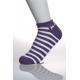 Color Stripes Anti Slip Padded Running Socks , Anti Foul Breathbale Thick Running Socks
