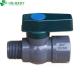 JIS Standard Plastic Red Blue Green Handle PVC Female Threaded and Male Ball Water Valve
