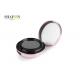 Empty ABS Makeup Powder Compact , Pink Bb Cream Compact 15g Round Shape