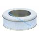 Promotional Round Tin Boxes Wholesale Cookie Gift Tins Clear Window Tin Case