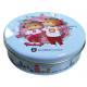 Waterproof Biscuit Tin Box Food Packaging Round Cookie Tins
