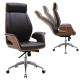 Swivel Solid Wood Recliner Chair