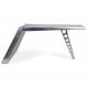 Airfoil Desk + Aluminum | Aviator Wing Desk Industrial Airplane Desk Furniture Silver