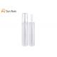 Empty Pet Lotion Bottle White Clear Cosmetic Packaging With Custom Color