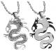 New Fashion Tagor Jewelry 316L Stainless Steel couple Pendant Necklace TYGN296