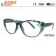 Unisex fashionable reading glasses, made of plastic, plastic hinge,Power rang : 1.00 to 4.00D