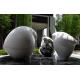 Decorative Modern Outdoor Sculpture Stainless Steel Polishing For Art Collection