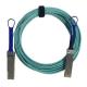 MFA1A00-E005 Active Optical Cable InfiniBand EDR Up To 100Gb/S QSFP LSZH 5m Mellanox AOC cable