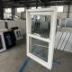 White Vertical Double Hung Vinyl Windows Vinyl Frame Low E Insulated Vinyl Windows