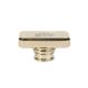 OEM T-Shaped Gold Zinc Alloy Perfume Cap Packaging Custom Logo