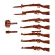 WW2 military weapon German British Soviet mini figures accessories Kar98K M24 G43 gun building blocks