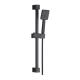 Matt Black Concealed Valve Showers Concealed Thermostatic Mixer Shower Two Outlets