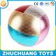 25cm kids pvc inflatable plush fabric covered toy volleyball balls