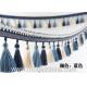 Handmade fashionable chain beads lace tassels fringes for curtain/sofa/pillow/stage decoration