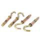 Sleeve Anchor Bolts hook Bolts Of Iron Material With Yellow Zinc Color