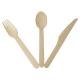 Disposable Cutlery Biodegradable Wooden Forks , Spoons , Knives Set Plastic Free