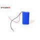 3.2v 2800mah 18650 Lithium Ion Battery , Li Iron Phosphate Battery With PCB Wires