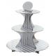 Fruit Pastry Plate Birthday Party 2 Tiers Disposable Cake Stand