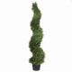 Height 150cm Cypress Tree Green Artificial Plant UV Resistant
