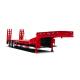 3 Axle Low Bed Semi Trailer With 50 Ton Capacity