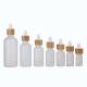 Sturdy 30ml Frosted Glass Dropper Bottles