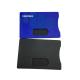 Secure Protection RFID Blocking Card Sleeve Hot Stamping Gold Silver Color