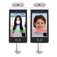 8inch  Portrait Face Recognition and Boy Temperature Detection Access Control