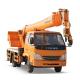 Construction Small Telescopic 8 Ton Truck Crane QY8 With Basket
