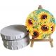 Round Stretched Canvas Boards For Painting , Custom Stretched Canvases Matte Finish