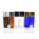 Empty Frosted Clear Glass Roller Bottles Customized Color Convenient And Refillable