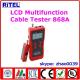 All-in-1 cable tester, cable locator, network tester 838--RJ11,RJ45, Cable, 1394, USB