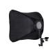 Speedlite Accessories folded softbox with holder in bracket and sync socket 