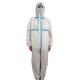 Body Protection Breathable Disposable Coveralls White CE Certification