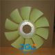 2459343 Excavator Spare Parts Engine Cooling Fan Blade For Caterpillar 320D E320DL