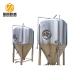 3000L Stainless Steel Conical Fermenter 2 Bar Work Pressure Optional Shadowless Manway