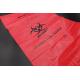 Customized Red Plastic Biohazard Medical Waste Bag For Hospital Pharmacy Clinic
