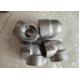 A105 90 Degree CL3000 Forged Pipe Fittings , Carbon Steel Threaded Pipe Fittings