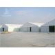 Industrial Canopy Shelter Temporary Workshop Tent With Corrugated Sheet Wall