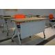 Modern Folding Training Tables Melamine Panel Type Waterproof With Casters