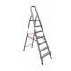 Moveable Aluminium A Frame Ladder  Folding Scaffold Ladder 7 Steps