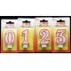 Festive Atmosphere PP Birthday Cake Candles Numbers