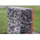 Stone Filled Gabion Wire Mesh Boxes Galvanized Welded Craft ISO Certification