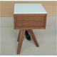 glass top wooden night stand /bed side table,hospitality casegoods,hotel furniture NT-0083