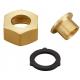 Brass Threaded Hose Connector , 1/4 NPT To 3/4 Inch Female GHT Garden Hose Pipe Fitting