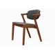 Hardwood Birchlow Back Dining Chairs , Modern Hotel Wooden Dining Room Chairs