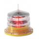 Red Low Intensity Solar Powered Aviation Obstruction Light