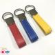 High Quality Custom Logo Laser Color Printing Key ring Luxury Pu Leather promotional keychains for souvenir