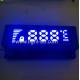 Ultra Thin Customized White Color 7 Segment LED Display Common Anode For Temperature Controller