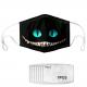 Earloop Style Decorative Cloth Face Mask 17.8cm*13cm For Adults