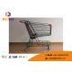 Zinc Plated 210L Stainless Steel Shopping Trolley 4 Wheel Folding Type